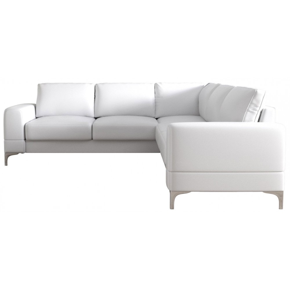 Γωνιακός καναπές Radial Max LTHR-Leuko-Δεξιά