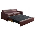 Καναπές-Κρεβάτι Ava Διθέσιος LTHR-Mauro-Μήκος: 167 εκ.