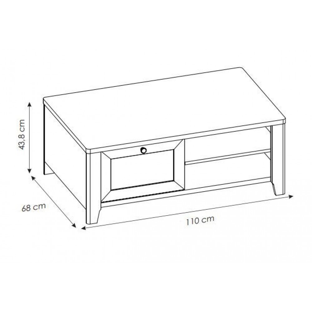 Τραπεζάκι σαλονιού Nostice 1S