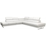 Γωνιακός καναπές Popeye Max LTHR-Leuko