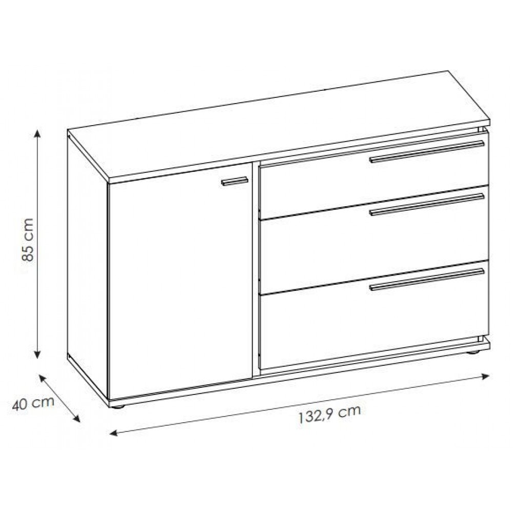 Μπουφές Inala 1D3S