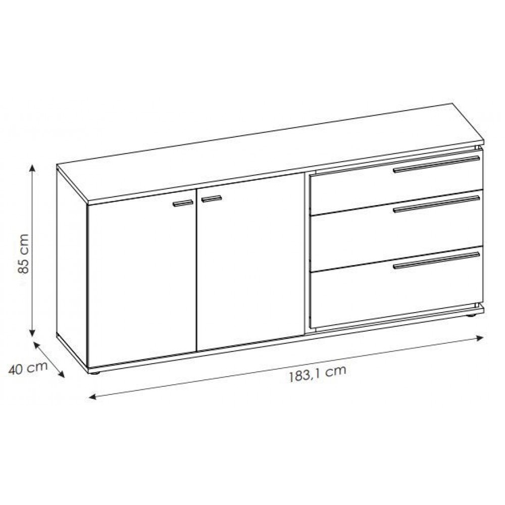 Μπουφές Inala 2D3S