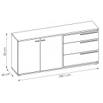 Μπουφές Inala 2D3S