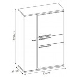 Μπουφές Ψηλός Inala 3D1S