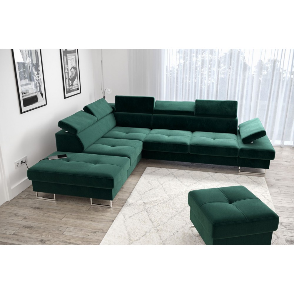 Γωνιακός καναπές Gelito-Ekrou-Δεξιά