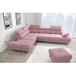 Γωνιακός καναπές Gelito-Roz-Αριστερή