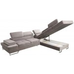 Γωνιακός καναπές Gelito LTHR-Mauro-Δεξιά