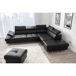 Γωνιακός καναπές Gelito LTHR 276x225x95