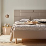 Επενδυμένο κρεβάτι Harmonic IV-Moustardi 167x211x119