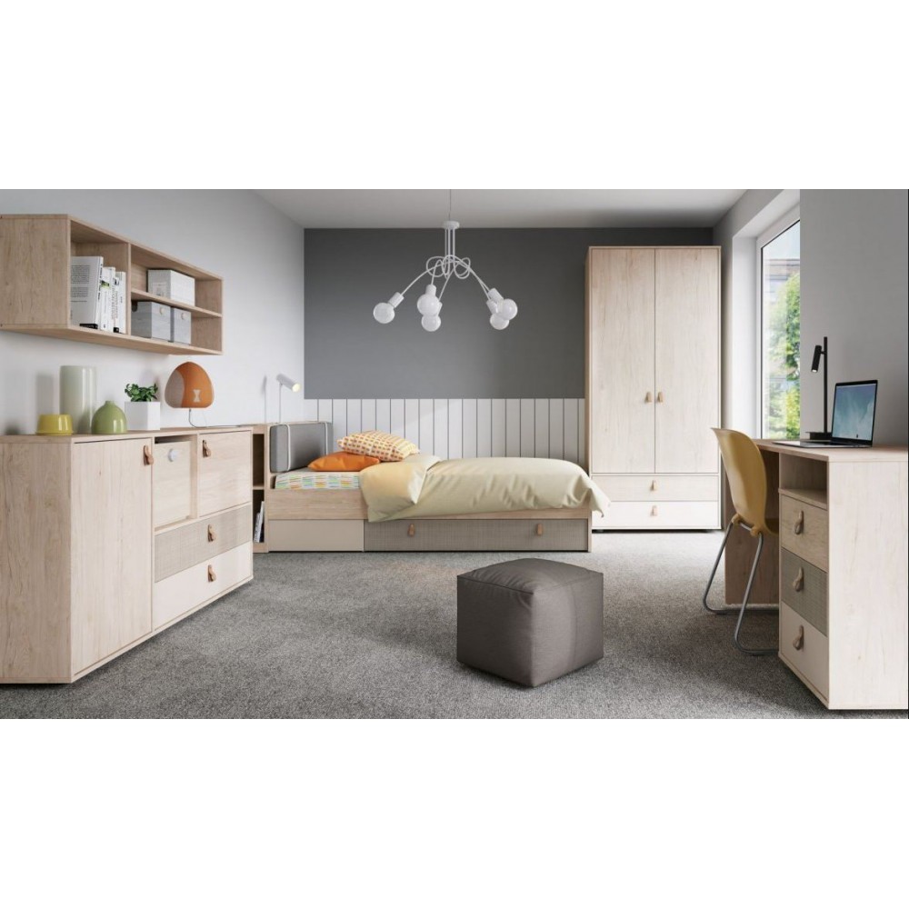 Μαξιλάρι WJ Universal για προσκέφαλο κρεβατιού-Grafitis-Μήκος: 90 εκ.