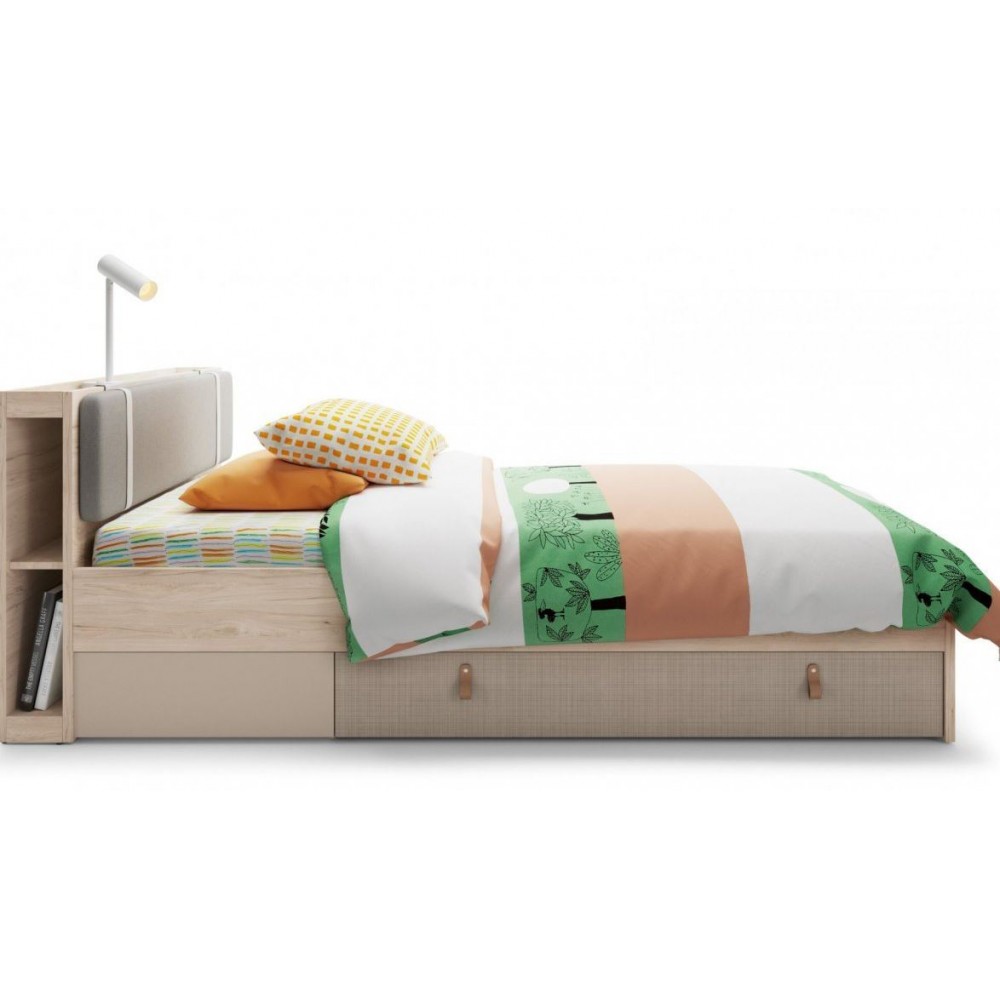 Μαξιλάρι WJ Universal για προσκέφαλο κρεβατιού-Grafitis-Μήκος: 90 εκ.