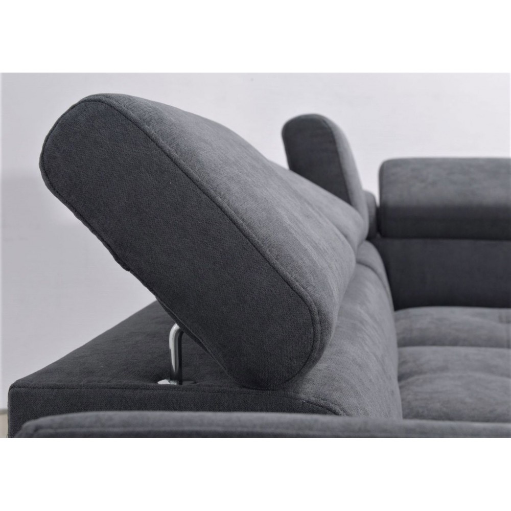 Γωνιακός καναπές Gelito Max LTHR-Mauro-Δεξιά