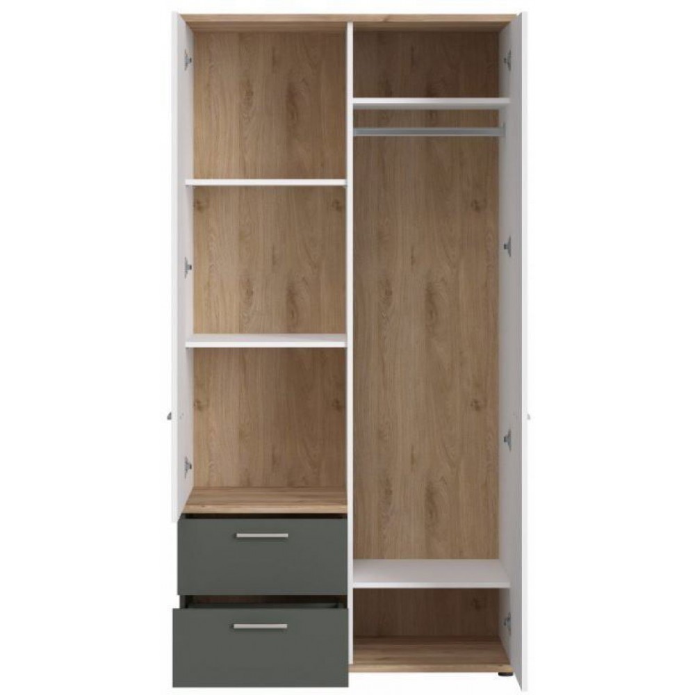 Ντουλάπα Newty δίφυλλη 2D2S