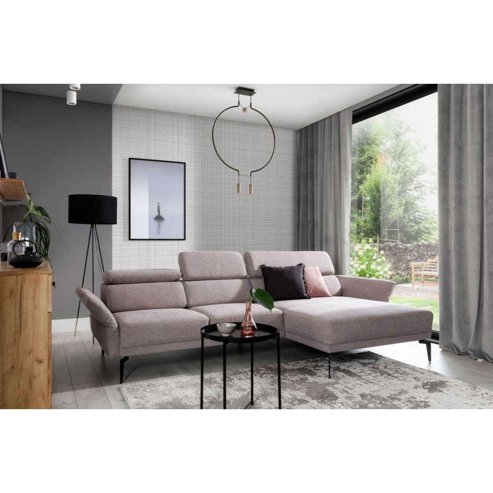 Γωνιακός καναπές Stockton-Δεξιά-Roz Anoixto