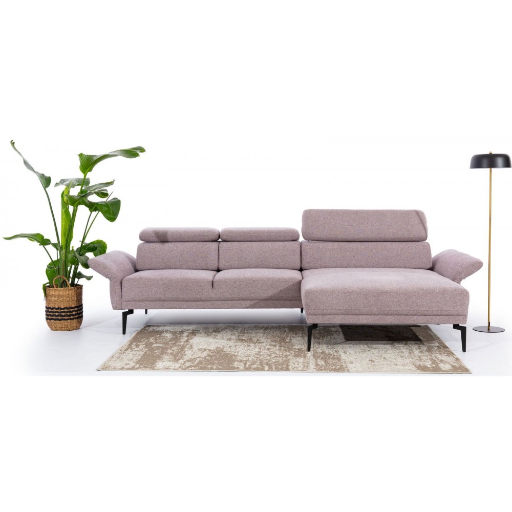 Γωνιακός καναπές Stockton-Δεξιά-Roz Anoixto