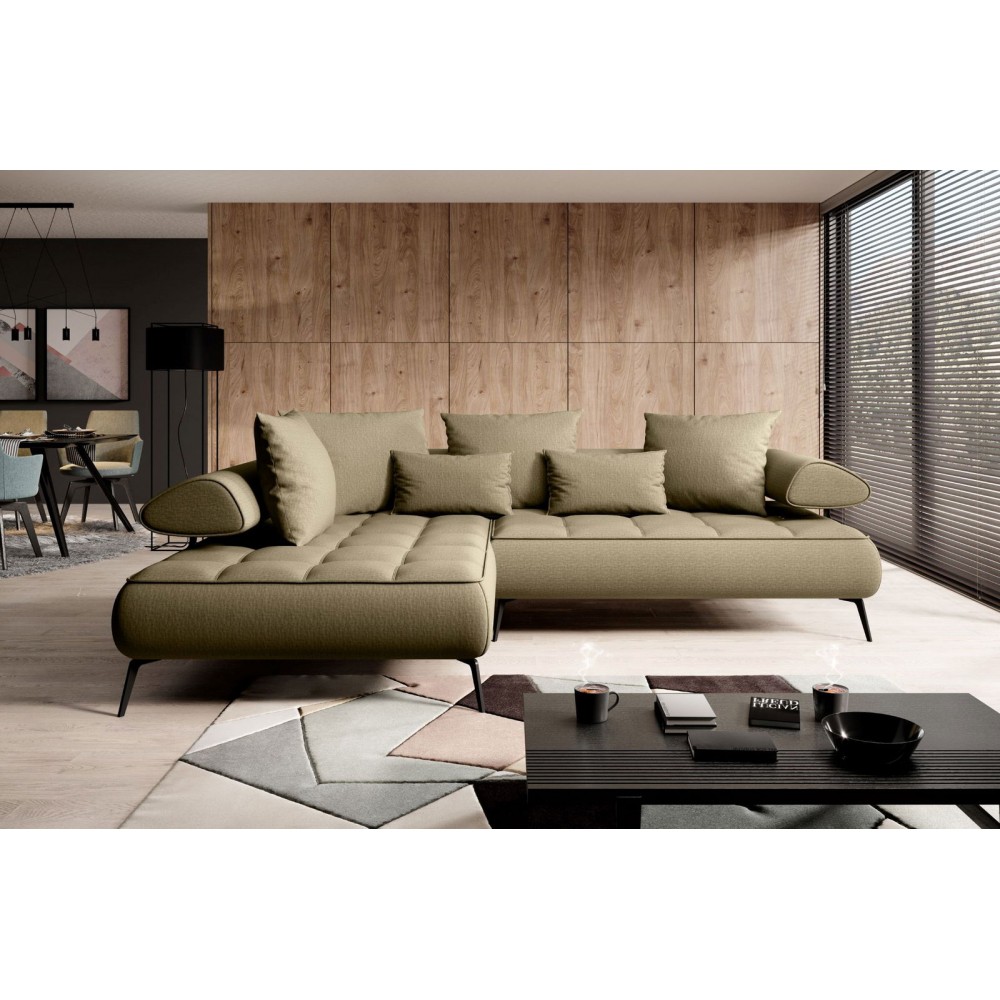 Γωνιακός καναπές Solido-Xaki-Αριστερή