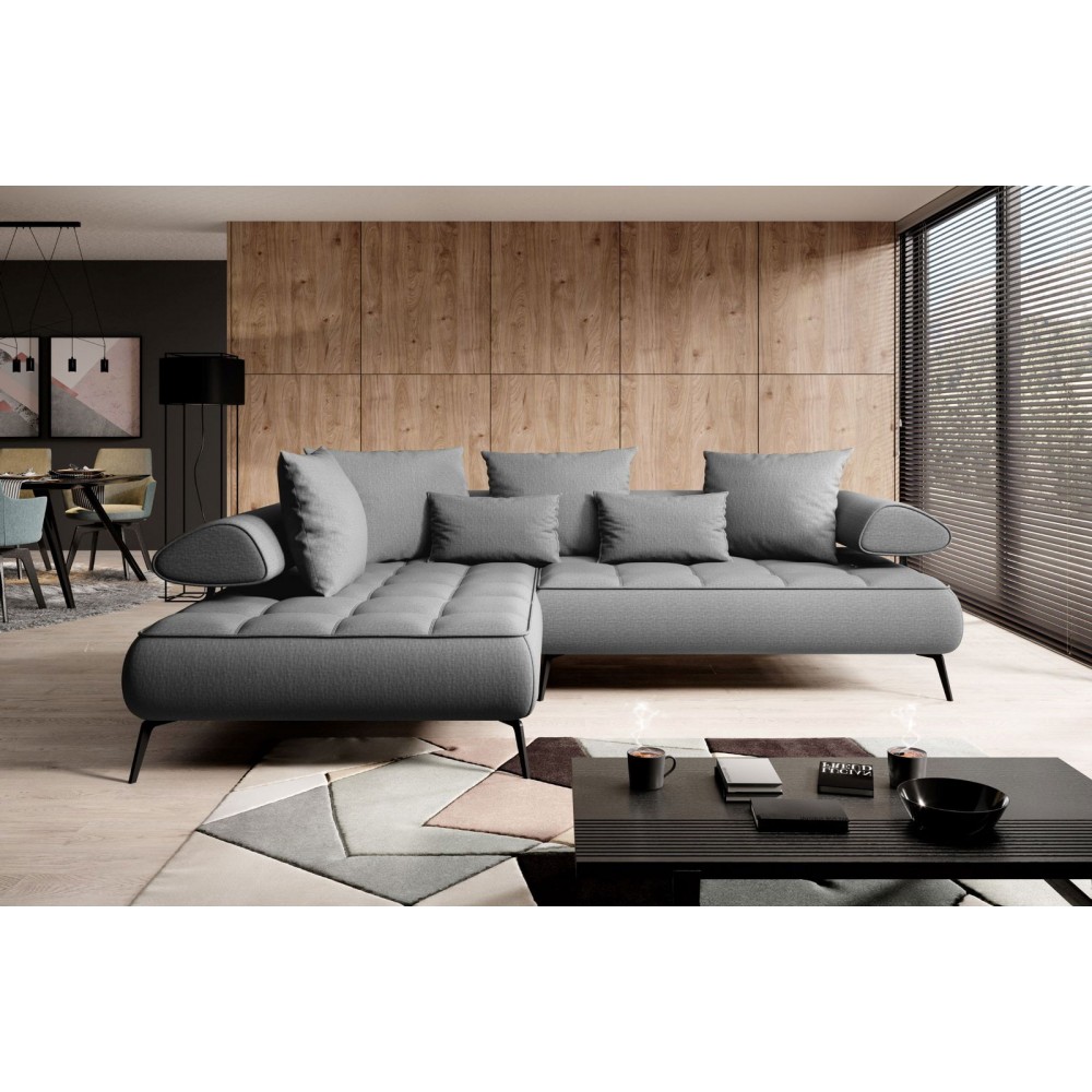 Γωνιακός καναπές Solido-Gkri-Αριστερή