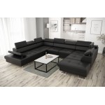 Γωνιακός καναπές Gelito Max I LTHR-Mauro-Αριστερή