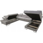 Γωνιακός καναπές Gelito Max I LTHR-Mauro-Αριστερή