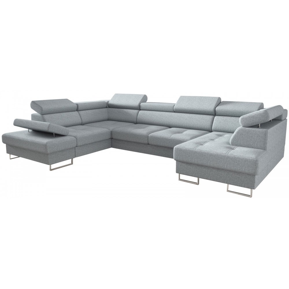 Γωνιακός καναπές Gelito Max II-Galazio-Αριστερή