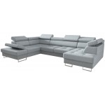 Γωνιακός καναπές Gelito Max II-Galazio-Αριστερή