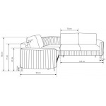 Γωνιακός καναπές Irelia