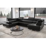 Γωνιακός καναπές Gelito Max II LTHR-Mauro-Αριστερή