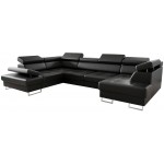 Γωνιακός καναπές Gelito Max II LTHR-Mauro-Αριστερή