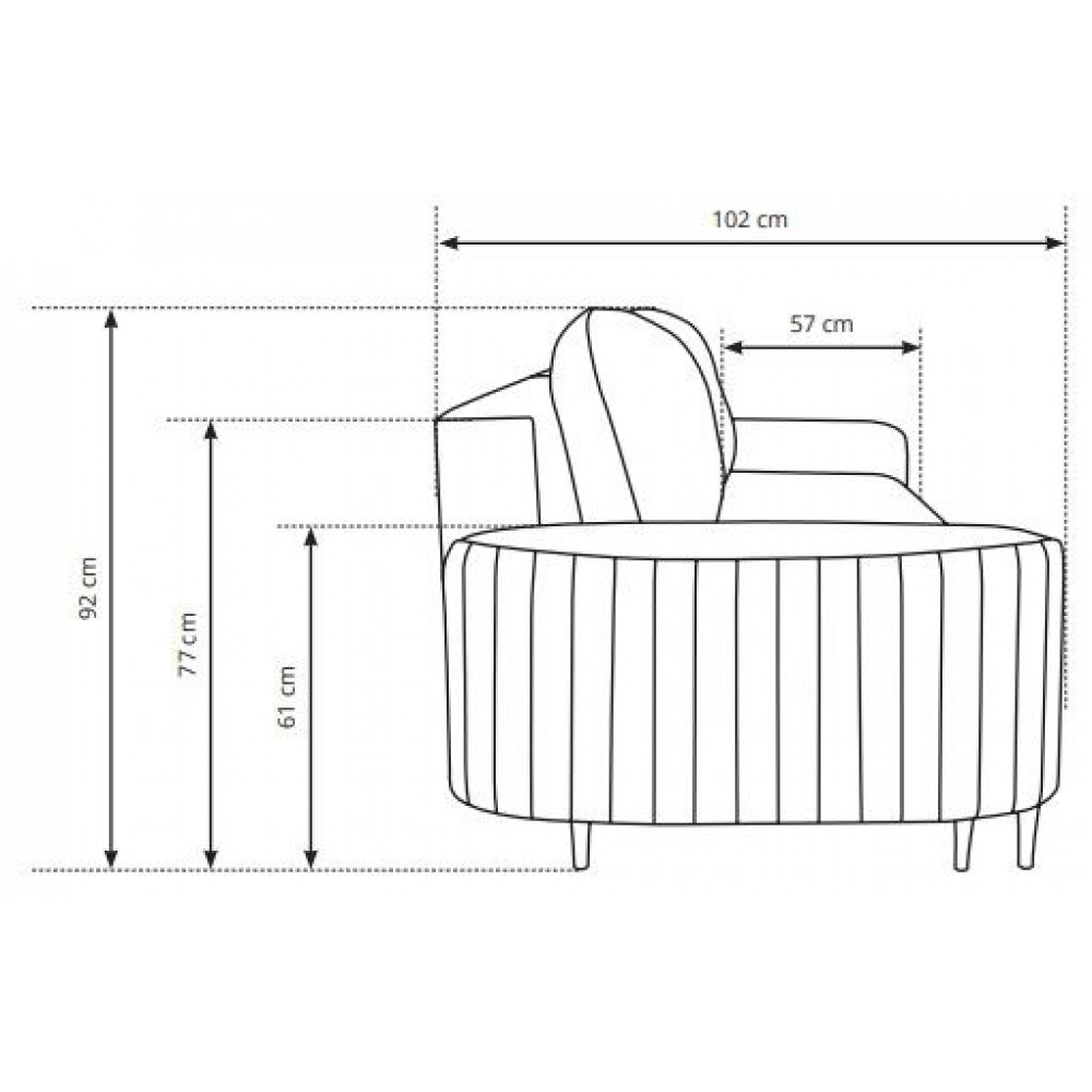 Καναπές Iverna τριθέσιος