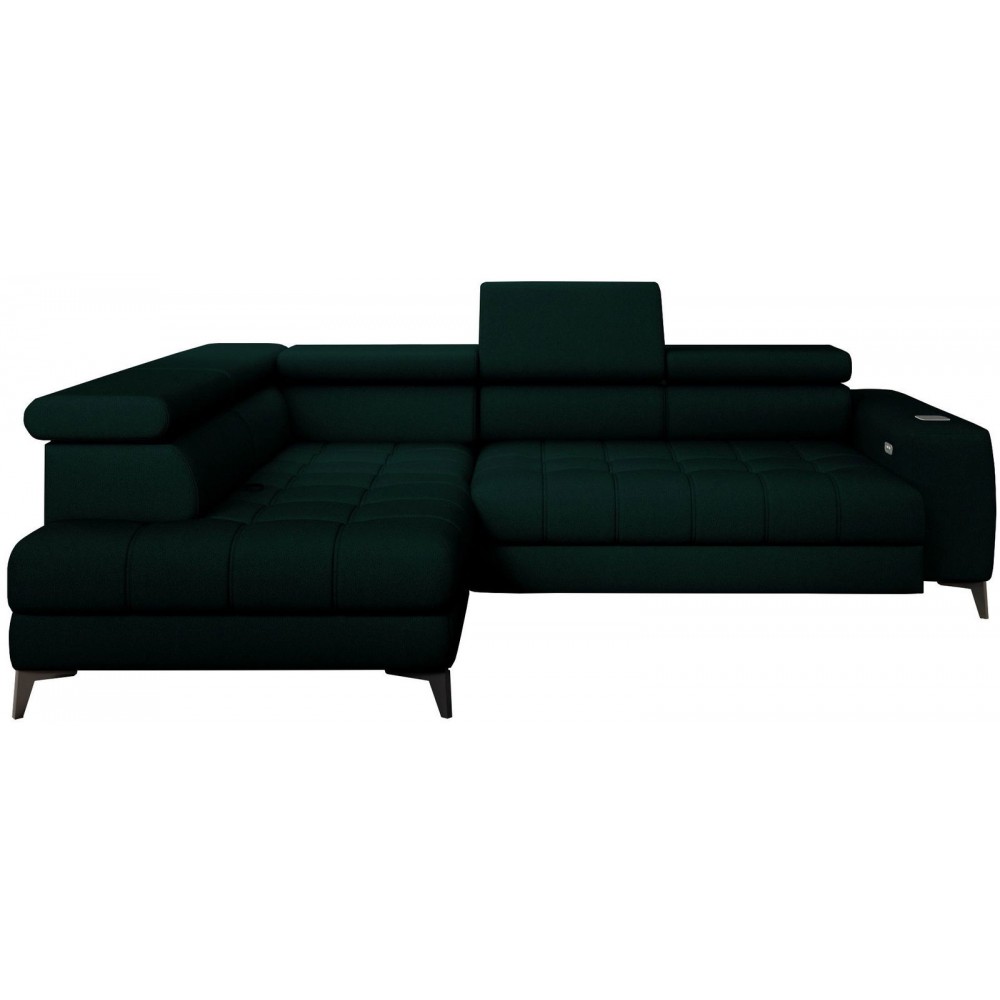 Γωνιακός καναπές Baggy-Prasino-Αριστερή