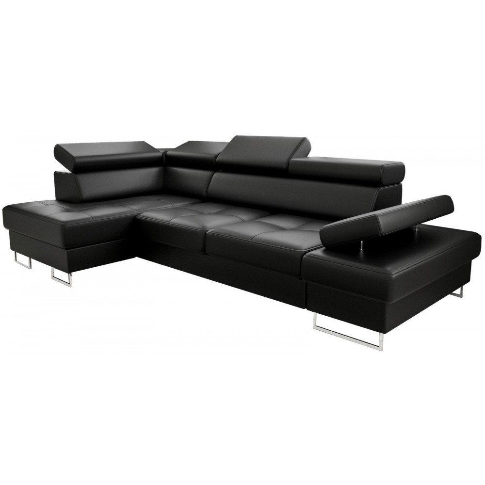 Γωνιακός καναπές Gelito Mini LTHR-Αριστερή