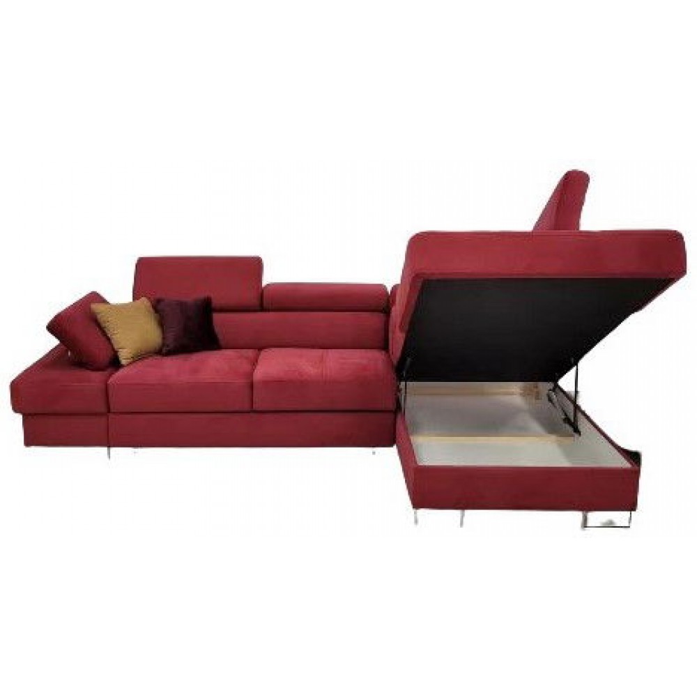 Γωνιακός καναπές Gelito Mini LTHR-Δεξιά