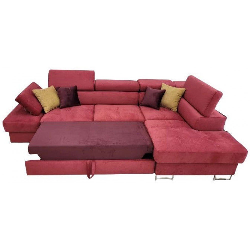 Γωνιακός καναπές Gelito Mini LTHR-Δεξιά