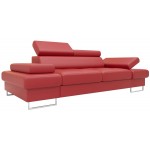 Καναπές Gelito LTHR Διθέσιος-Kokkino