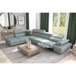 Γωνιακός καναπές Gelito Relax-Galazio-Αριστερή