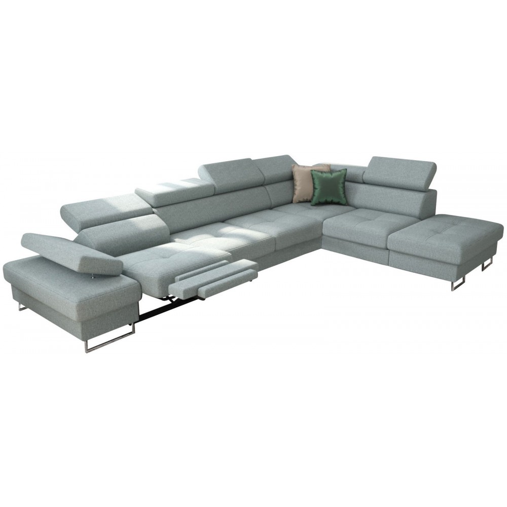 Γωνιακός καναπές Gelito Relax-Galazio-Δεξιά