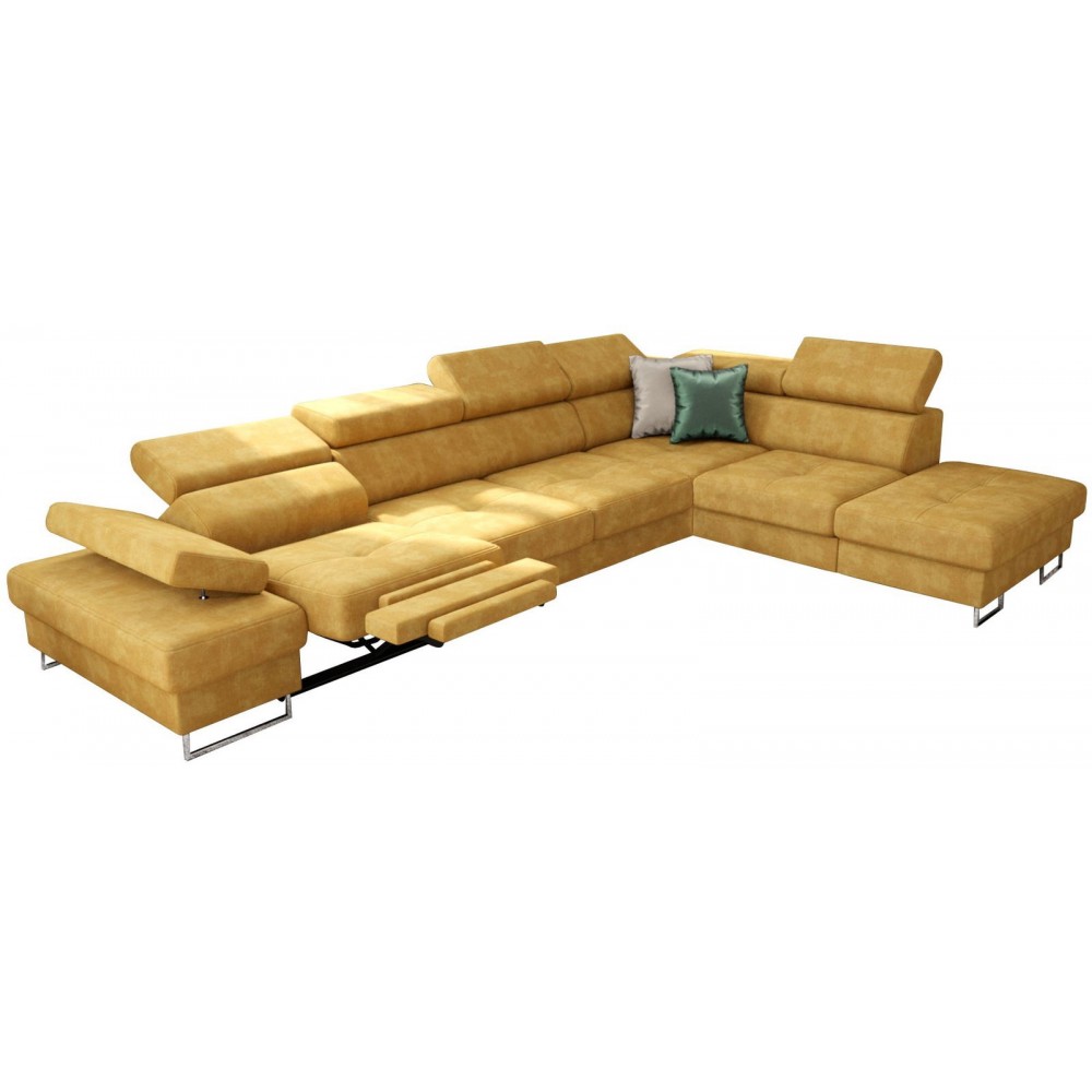 Γωνιακός καναπές Gelito Relax-Kitrino-Δεξιά