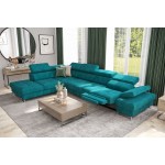 Γωνιακός καναπές Gelito Relax-Petrol-Αριστερή