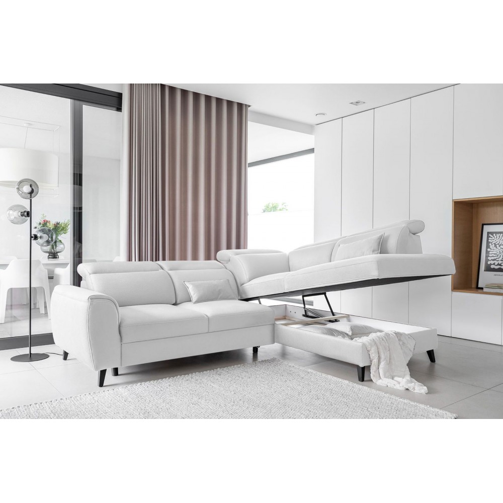 Γωνιακός καναπές Vuelta-Leuko-Αριστερή