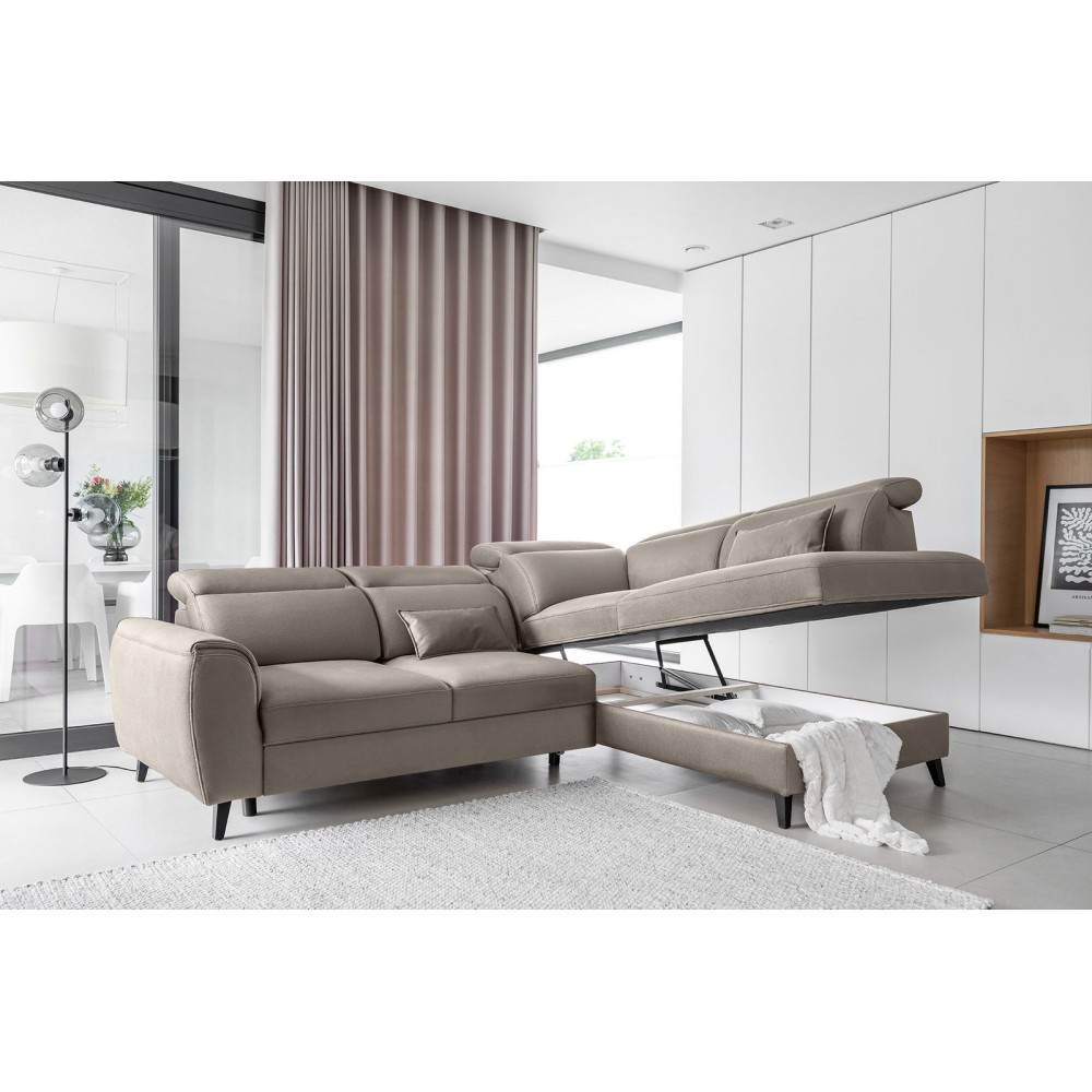 Γωνιακός καναπές Vuelta-Mocca-Δεξιά