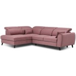 Γωνιακός καναπές Vuelta-Roz-Αριστερή