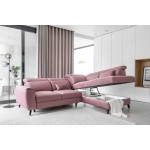 Γωνιακός καναπές Vuelta-Roz-Αριστερή