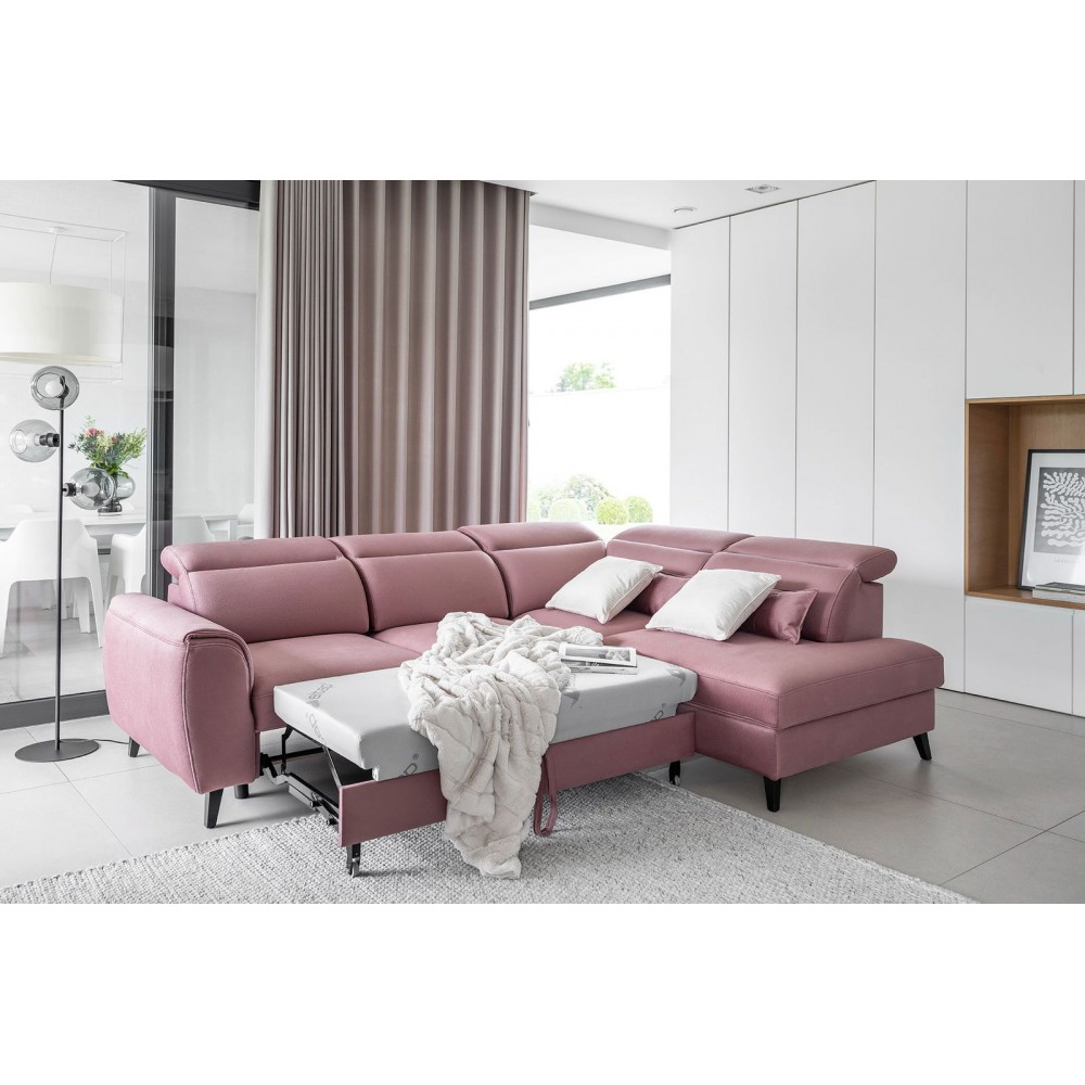 Γωνιακός καναπές Vuelta-Roz-Δεξιά