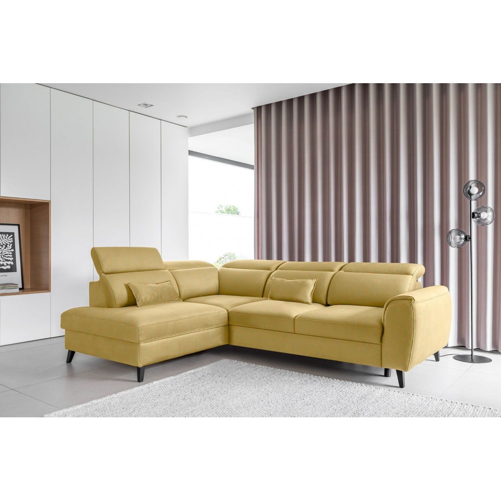 Γωνιακός καναπές Vuelta-Moustardi-Αριστερή