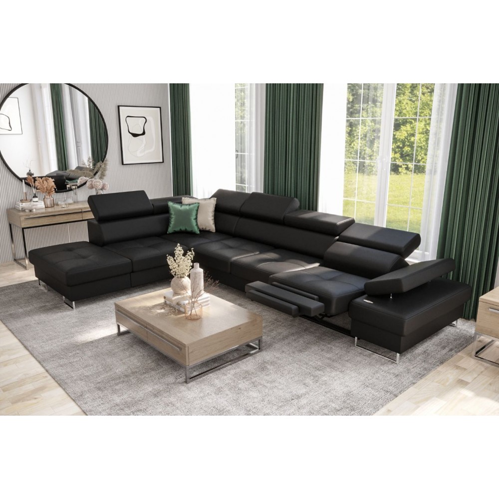 Γωνιακός καναπές Gelito Relax LTHR-Mauro-Αριστερή