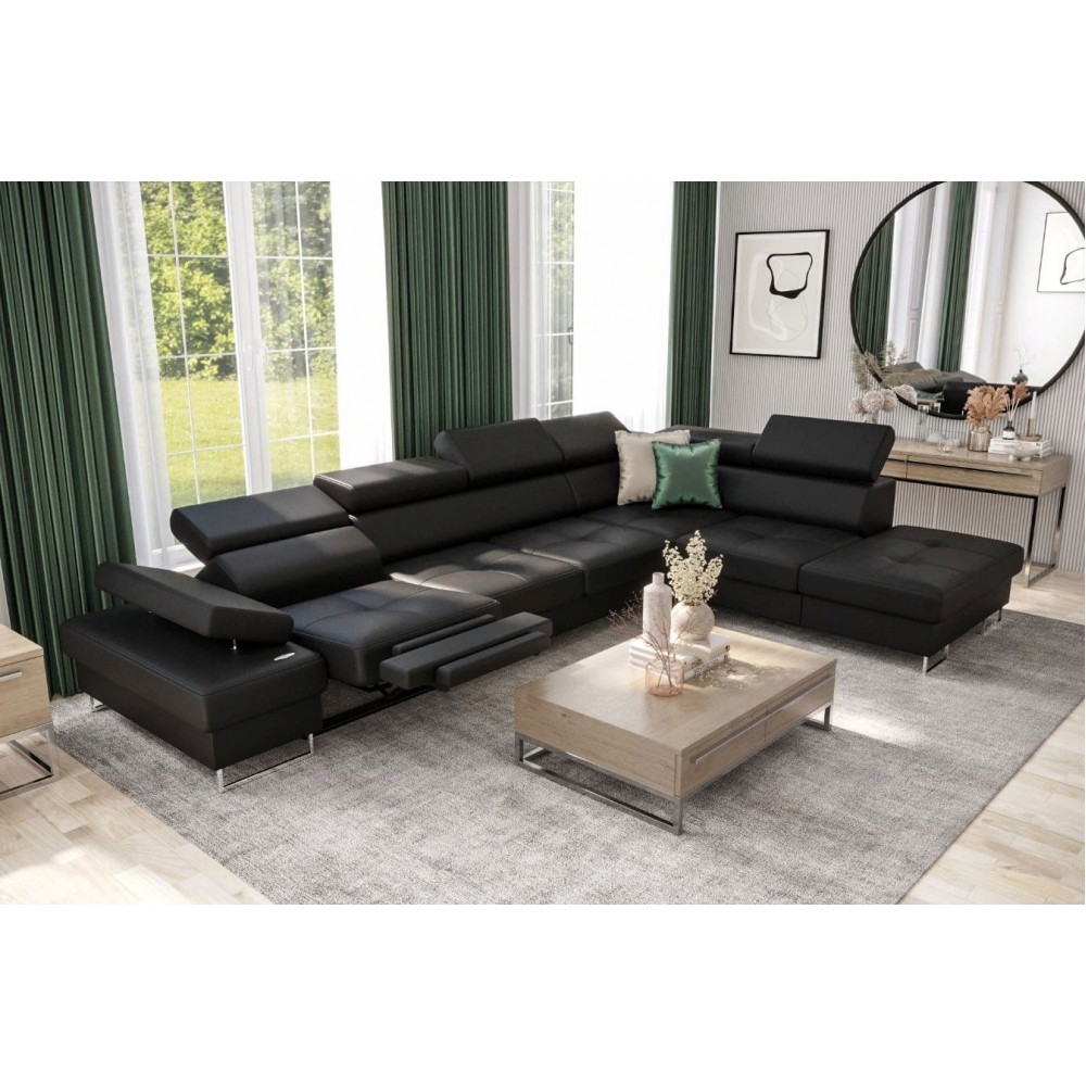 Γωνιακός καναπές Gelito Relax LTHR-Mauro-Δεξιά