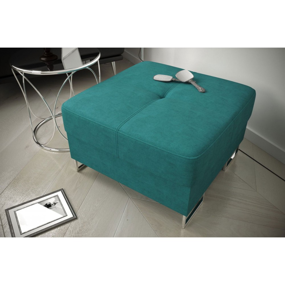 Πουφ Gelito plus-Petrol-70 x 70 x45