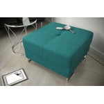 Πουφ Gelito plus-Petrol-70 x 70 x45