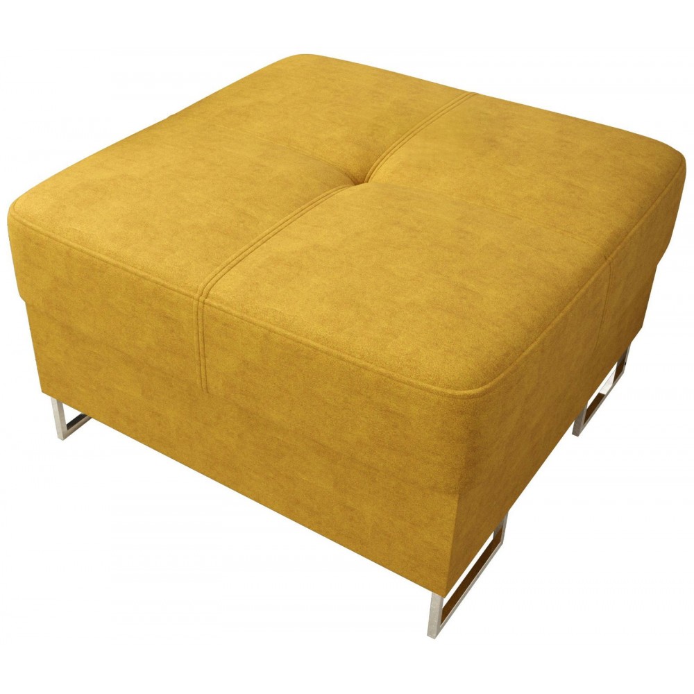 Πουφ Gelito plus-Kitrino-70 x 70 x45