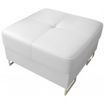 Πουφ Gelito plus LTHR -Leuko-70 x 70 x45